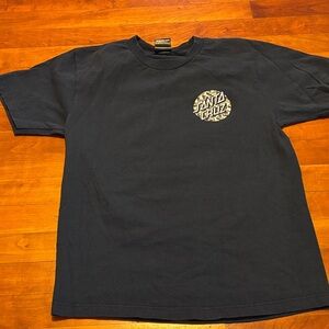 Santa Cruz Skateboards Navy Blue Men's Tee